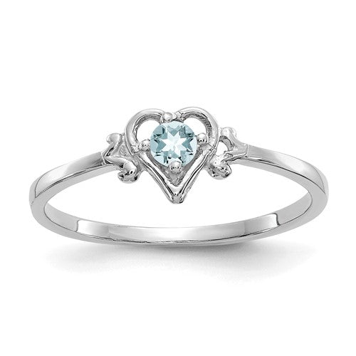 14k-white-gold-aquamarine-birthstone-heart-ring-SolomonJeweler-Wichita-KS-CustomJewelry
