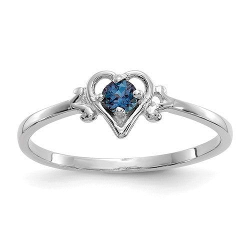 14k-white-gold-synthetic-alexandrite-birthstone-heart-ring-SolomonJeweler-Wichita-KS-CustomJewelry
