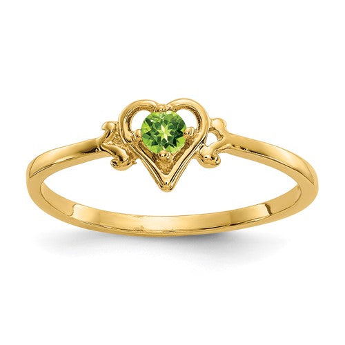 14k-peridot-birthstone-heart-ring-SolomonJeweler-Wichita-KS-CustomJewelry