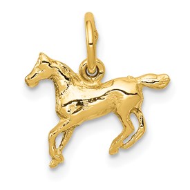 14k-polished-horse-charm-SolomonJeweler-Wichita-KS-CustomJewelry