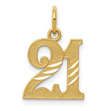 14k-diamond-cut-21-pendant-SolomonJeweler-Wichita-KS-CustomJewelry