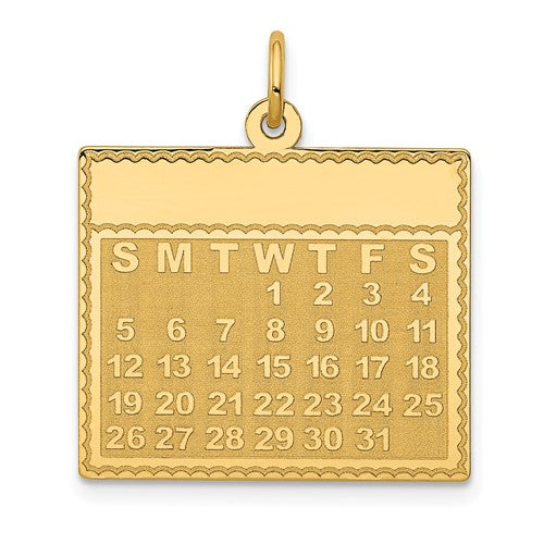 14k-wednesday-the-first-day-calendar-pendant-SolomonJeweler-Wichita-KS-CustomJewelry