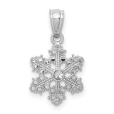 14k-white-gold-snowflake-pendant-SolomonJeweler-Wichita-KS-CustomJewelry