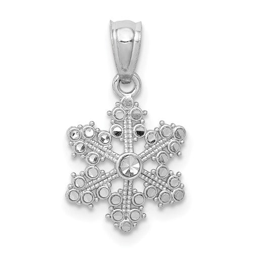 14k-white-gold-snowflake-pendant-SolomonJeweler-Wichita-KS-CustomJewelry