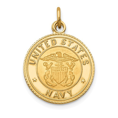14k-u-s-navy-insignia-disc-pendant-SolomonJeweler-Wichita-KS-CustomJewelry