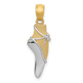 14k-w-rhodium-ballet-shoe-pendant-SolomonJeweler-Wichita-KS-CustomJewelry