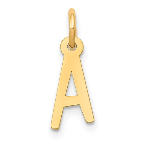 14k-small-slanted-block-letter-a-initial-charm-SolomonJeweler-Wichita-KS-CustomJewelry