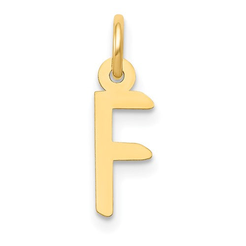 14k-small-slanted-block-letter-f-initial-charm-SolomonJeweler-Wichita-KS-CustomJewelry