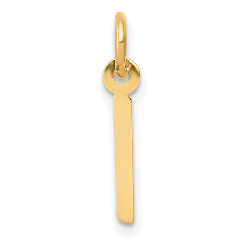 14k-small-slanted-block-letter-i-initial-charm-SolomonJeweler-Wichita-KS-CustomJewelry
