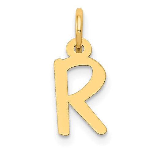 14k-small-slanted-block-letter-r-initial-charm-SolomonJeweler-Wichita-KS-CustomJewelry