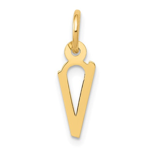 14k-small-slanted-block-letter-v-initial-charm-SolomonJeweler-Wichita-KS-CustomJewelry