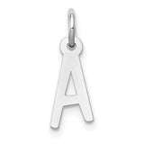 14k-white-gold-small-slanted-block-letter-a-initial-charm-SolomonJeweler-Wichita-KS-CustomJewelry