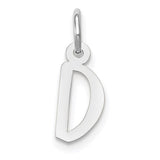 14k-white-gold-small-slanted-block-letter-d-initial-charm-SolomonJeweler-Wichita-KS-CustomJewelry