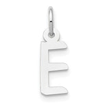14k-white-gold-small-slanted-block-letter-e-initial-charm-SolomonJeweler-Wichita-KS-CustomJewelry