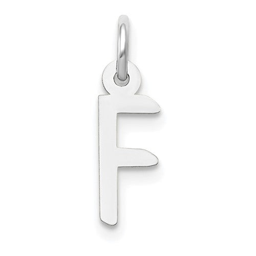 14k-white-gold-small-slanted-block-letter-f-initial-charm-SolomonJeweler-Wichita-KS-CustomJewelry