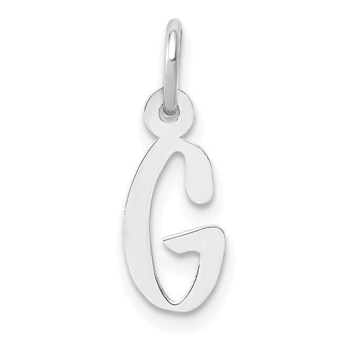 14k-white-gold-small-slanted-block-letter-g-initial-charm-SolomonJeweler-Wichita-KS-CustomJewelry