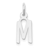 14k-white-gold-small-slanted-block-letter-m-initial-charm-SolomonJeweler-Wichita-KS-CustomJewelry