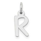 14k-white-gold-small-slanted-block-letter-r-initial-charm-SolomonJeweler-Wichita-KS-CustomJewelry
