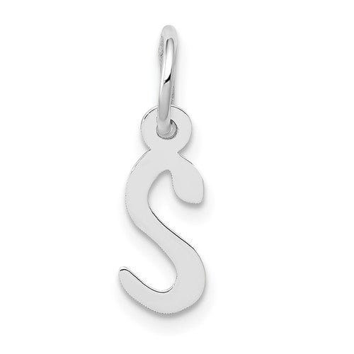 14k-white-gold-small-slanted-block-letter-s-initial-charm-SolomonJeweler-Wichita-KS-CustomJewelry