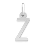 14k-white-gold-small-slanted-block-letter-z-initial-charm-SolomonJeweler-Wichita-KS-CustomJewelry