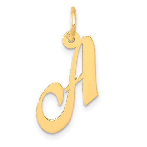14k-small-fancy-script-letter-a-initial-charm-SolomonJeweler-Wichita-KS-CustomJewelry