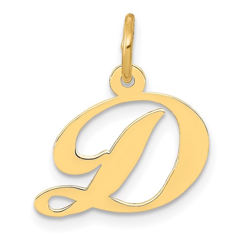 14k-small-fancy-script-letter-d-initial-charm-SolomonJeweler-Wichita-KS-CustomJewelry