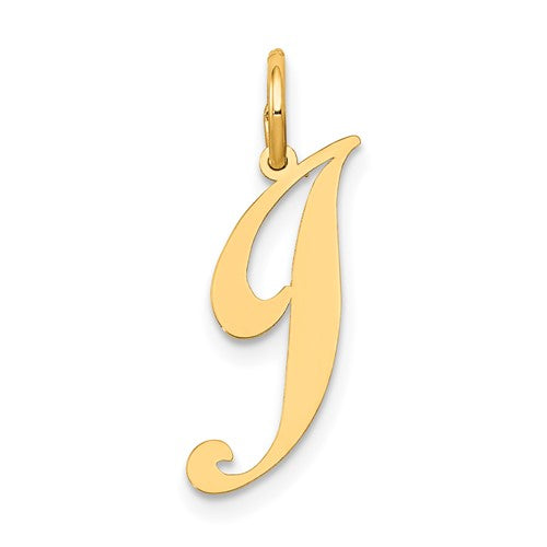 14k-small-fancy-script-letter-j-initial-charm-SolomonJeweler-Wichita-KS-CustomJewelry