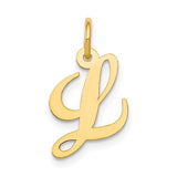 14k-small-fancy-script-letter-l-initial-charm-SolomonJeweler-Wichita-KS-CustomJewelry