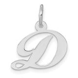 14k-white-gold-small-fancy-script-letter-d-initial-charm-SolomonJeweler-Wichita-KS-CustomJewelry