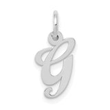 14k-white-gold-small-fancy-script-letter-g-initial-charm-SolomonJeweler-Wichita-KS-CustomJewelry