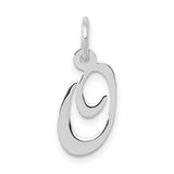14k-white-gold-small-fancy-script-letter-o-initial-charm-SolomonJeweler-Wichita-KS-CustomJewelry