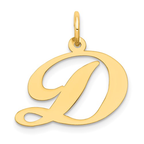 14k-medium-fancy-script-letter-d-initial-charm-SolomonJeweler-Wichita-KS-CustomJewelry