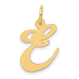 14k-medium-fancy-script-letter-e-initial-charm-SolomonJeweler-Wichita-KS-CustomJewelry