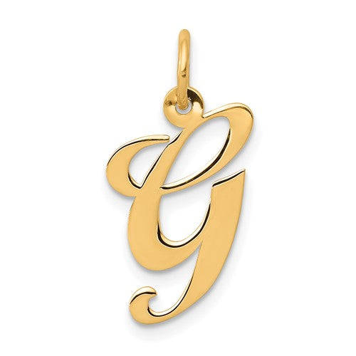 14k-medium-fancy-script-letter-g-initial-charm-SolomonJeweler-Wichita-KS-CustomJewelry