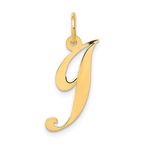 14k-medium-fancy-script-letter-j-initial-charm-SolomonJeweler-Wichita-KS-CustomJewelry