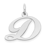 14k-white-gold-medium-fancy-script-letter-d-initial-charm-SolomonJeweler-Wichita-KS-CustomJewelry