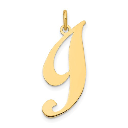 14k-large-fancy-script-letter-i-initial-charm-SolomonJeweler-Wichita-KS-CustomJewelry