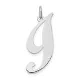 14k-white-gold-large-fancy-script-letter-i-initial-charm-SolomonJeweler-Wichita-KS-CustomJewelry