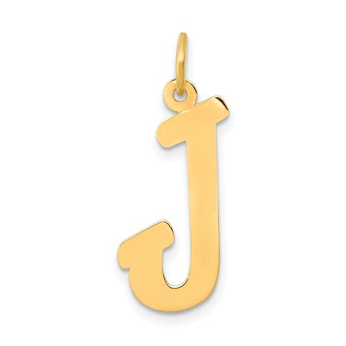 14k-small-script-letter-j-initial-charm-SolomonJeweler-Wichita-KS-CustomJewelry