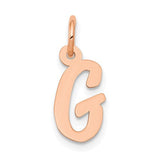14k-rose-gold-small-script-letter-g-initial-charm-SolomonJeweler-Wichita-KS-CustomJewelry