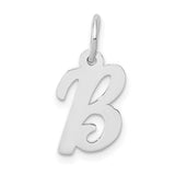 14k-white-gold-small-script-letter-b-initial-charm-SolomonJeweler-Wichita-KS-CustomJewelry