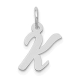 14k-white-gold-small-script-letter-k-initial-charm-SolomonJeweler-Wichita-KS-CustomJewelry