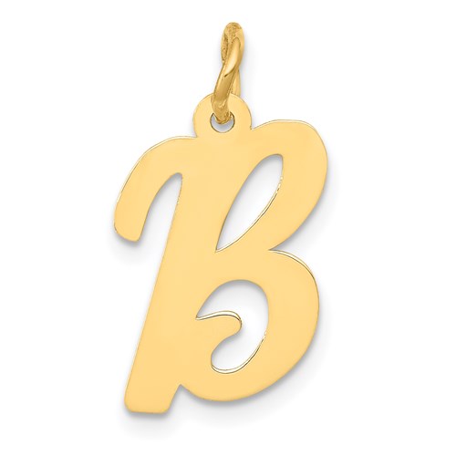 14k-medium-script-letter-b-initial-charm-SolomonJeweler-Wichita-KS-CustomJewelry