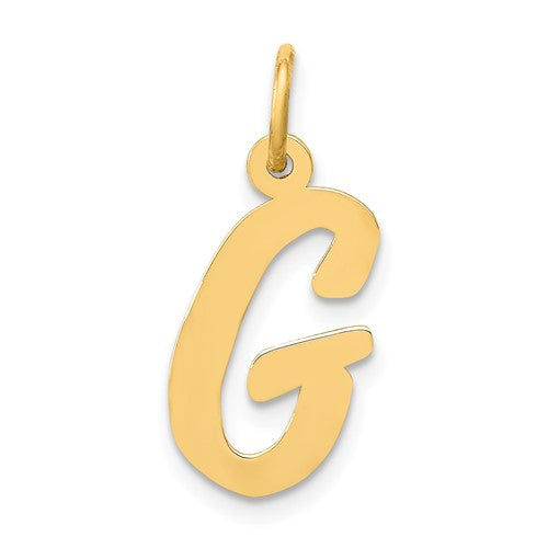 14k-medium-script-letter-g-initial-charm-SolomonJeweler-Wichita-KS-CustomJewelry