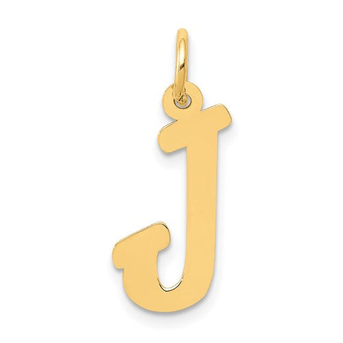 14k-medium-script-letter-j-initial-charm-SolomonJeweler-Wichita-KS-CustomJewelry