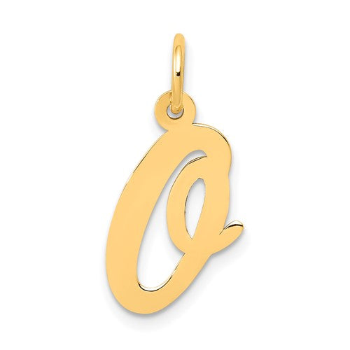 14k-medium-script-letter-o-initial-charm-SolomonJeweler-Wichita-KS-CustomJewelry