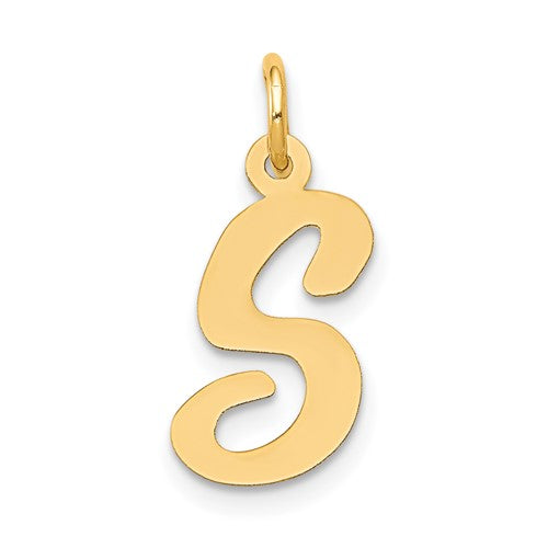 14k-medium-script-letter-s-initial-charm-SolomonJeweler-Wichita-KS-CustomJewelry