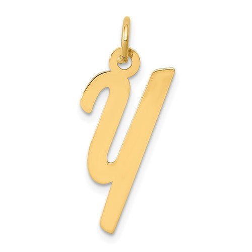 14k-medium-script-letter-y-initial-charm-SolomonJeweler-Wichita-KS-CustomJewelry
