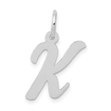 14k-white-gold-medium-script-letter-k-initial-charm-SolomonJeweler-Wichita-KS-CustomJewelry