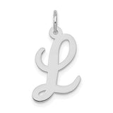 14k-white-gold-medium-script-letter-l-initial-charm-SolomonJeweler-Wichita-KS-CustomJewelry